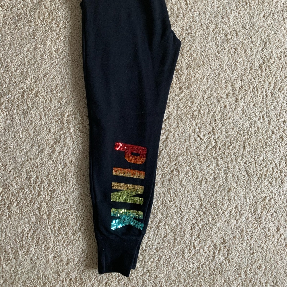 Pink sweatpants